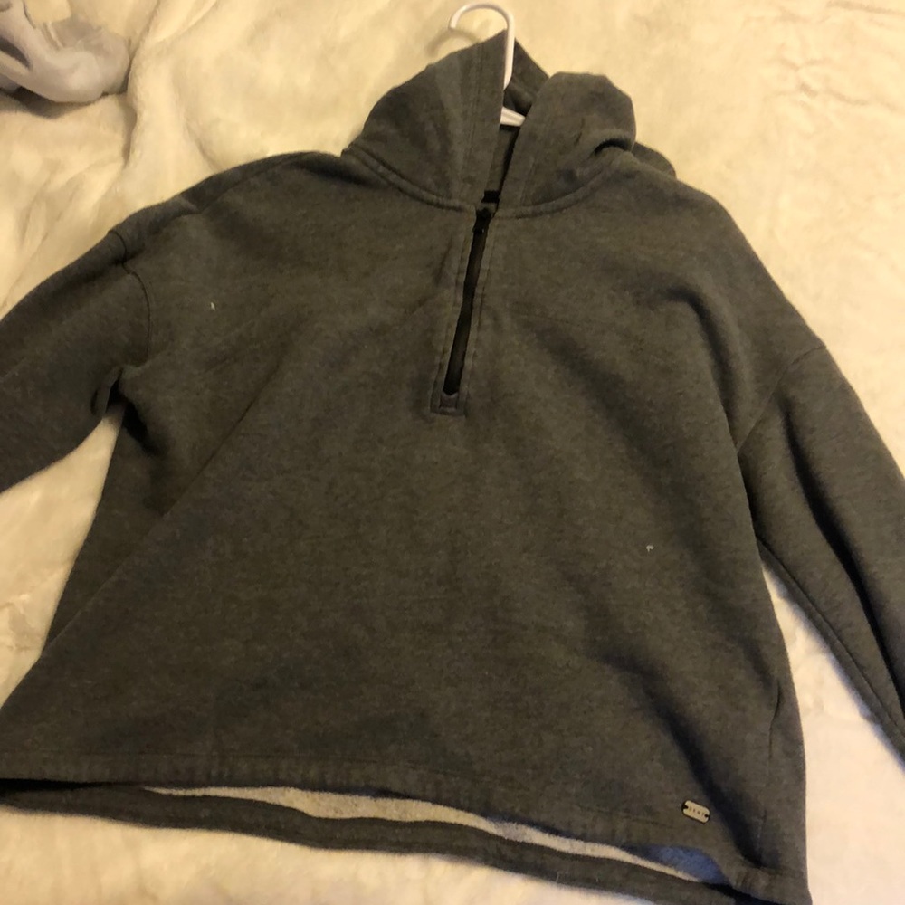 Cropped Hoodie Sweatshirt